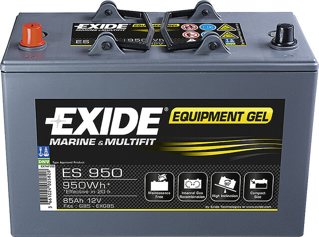Baterija EXIDE Equipment Gel ES 650