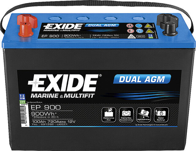 Baterija EXIDE Dual AGM EP 900