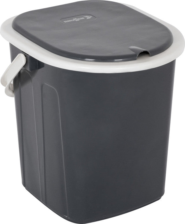 Bucket toilet BRUNNER Optipot incl. seat Colour black / grey