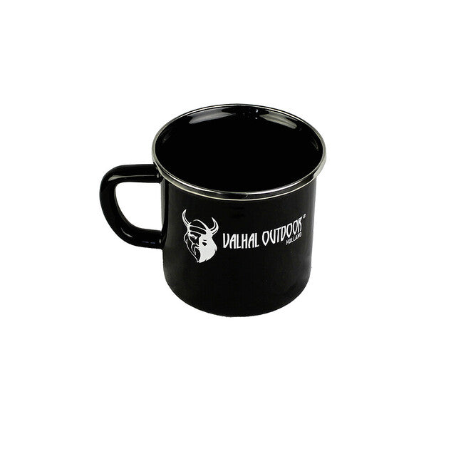 Puodelis VALHAL OUTDOOR emalio 400 ml