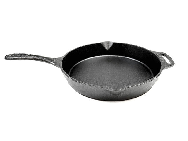 Keptuvė VALHAL OUTDOOR Ketaus su plienu ir rankena 2 snapeliai sk. 25 cm