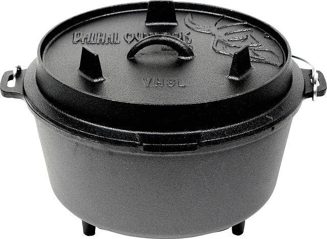 Olandiška orkaitė VALHAL OUTDOOR ketaus kojelės ant grindų 8 l