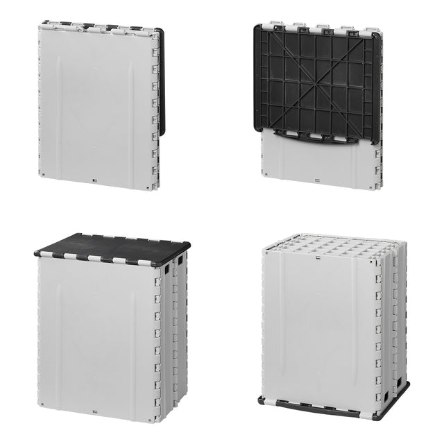 Waste bin ProPlus 35 l, foldable, col. grey