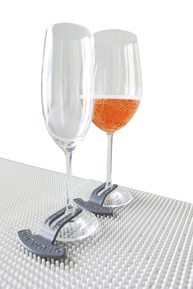 Glass holder purvario Ivy f/ wine & prosecco glasses set of 2