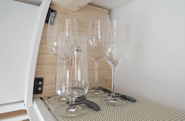 Glass holder purvario Ivy f/ wine & prosecco glasses set of 2
