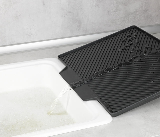 Sink mat Maximex Nelia with rack col. black