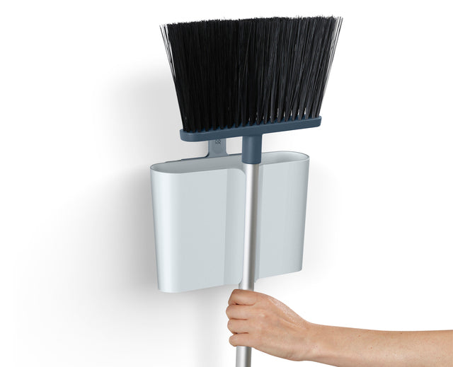 Broom Joseph Joseph CleanStore with wall bracket col. blue