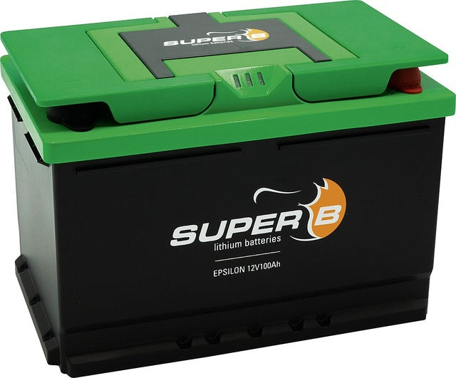 Baterijų sistema SUPER B Epsilon ličio baterija 12 V 100 Ah