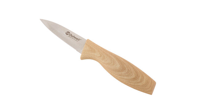 Knife set with cutting board Outwell Caldas, color black