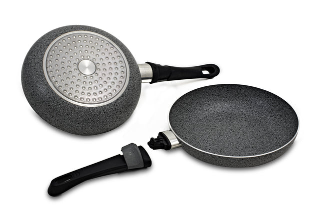 BEAVER BRAND keptuvė ARTEPETRA Skersmuo 22 cm Spalva akmens pilka
