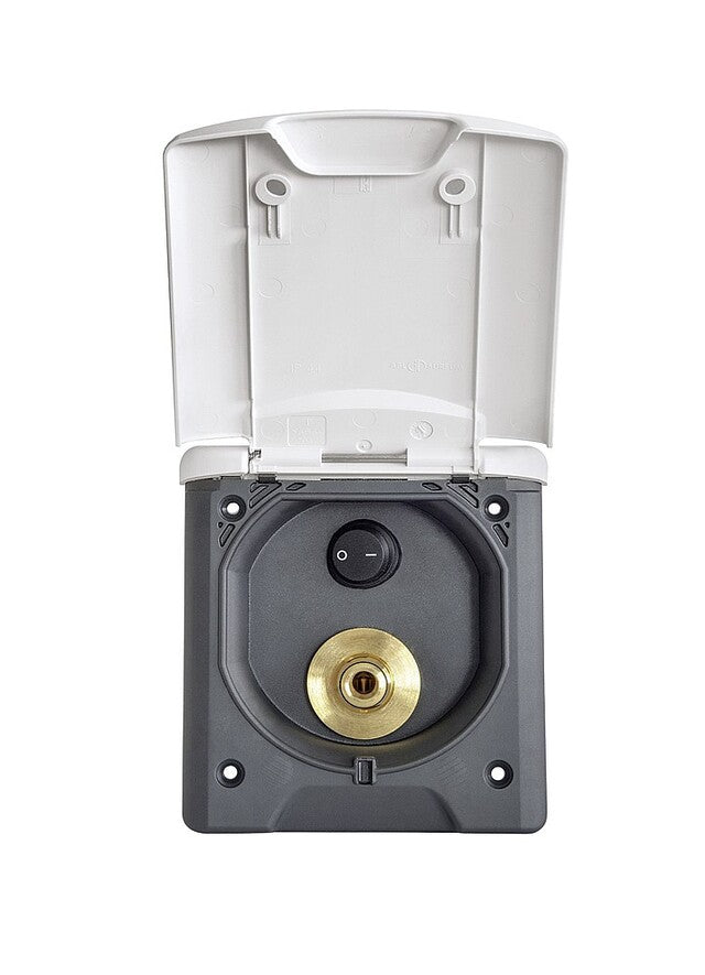 Water socket ABL _outside shower_ 13, Colour: pure white _RAL 9010_