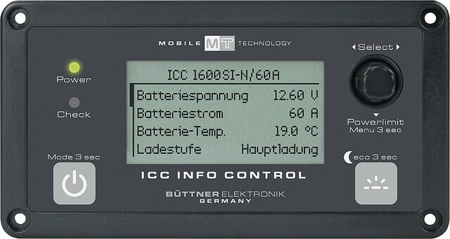 Nuotolinis ekranas BÜTTNER ELEKTRONIK Universal - Nuotolinio valdymo pultas - Valdymas ICC 1600/3000