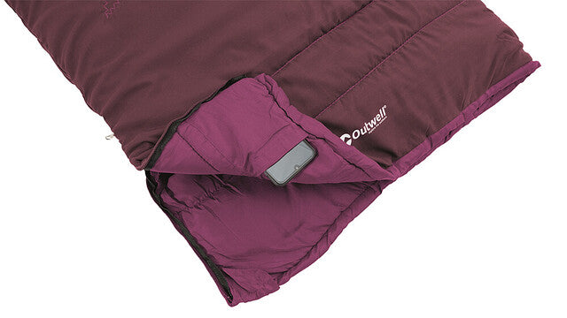 Sleeping bag Outwell Champ Kids Colour deep red