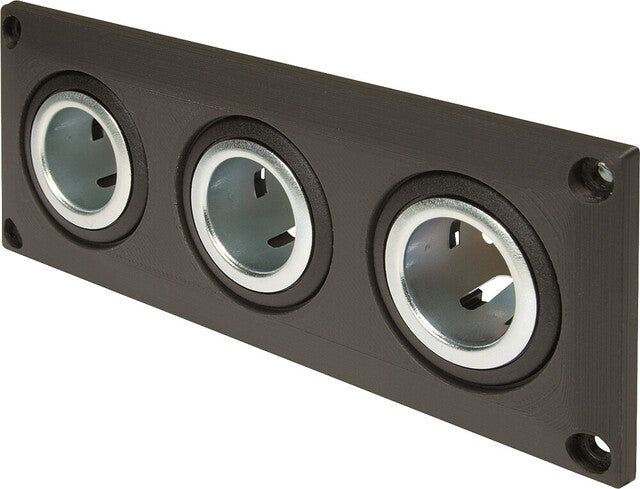 Į skydelį montuojamas lizdas EV PRO CAR su 3 maitinimo lizdais 12 - 24 V
