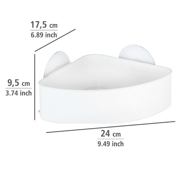 Corner shelf Maximex Static-Loc® Osimo Colour: white