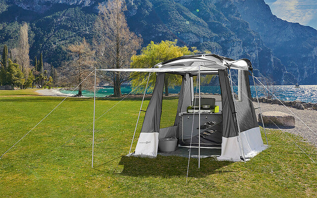 Kitchen and equipment tent BRUNNER Dinery Colour grey