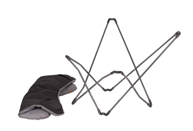 Butterfly chair Bo-Camp Urban Outdoor Redbridge Colour grey