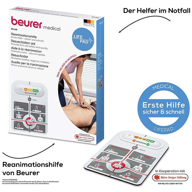 Resuscitation aid LifePad by Beurer