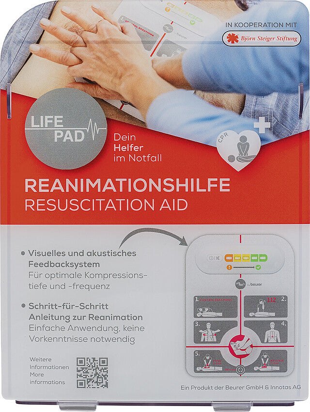 Wall mount LifePad for LifePad resuscitation aid
