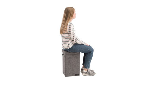 Seat and storage Outwell Cornillon High colour grey melange