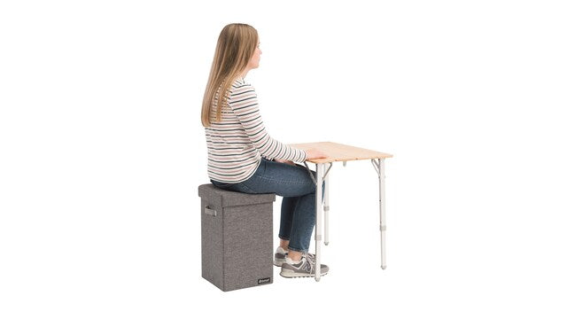 Seat and storage Outwell Cornillon High colour grey melange