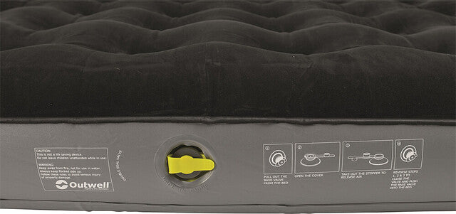 Airbed Outwell Classic King colour black and grey