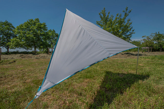 Sun sail BENT Zip Canvas Colour grey / zip light blue