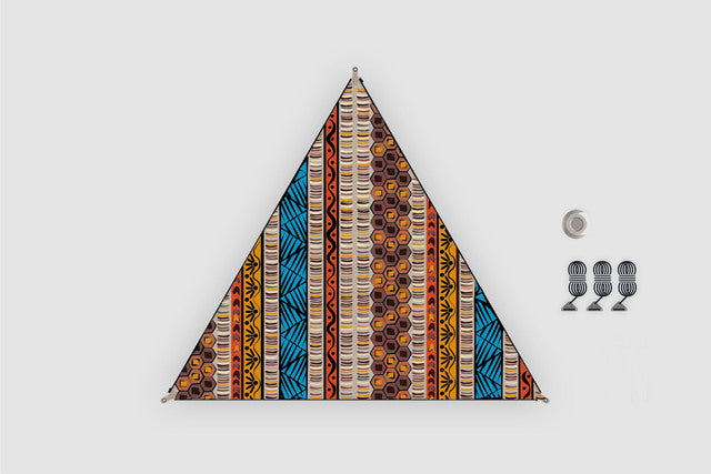 Saulės burė BENT TC Zip Canvas Single, Africa design Africa print