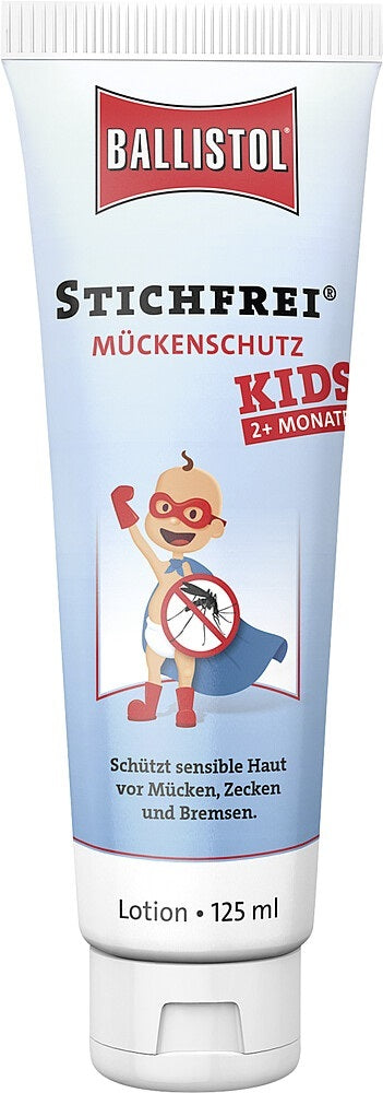 Vabzdžių repelentas BALLISTOL Stichfrei Kids Tube, 125 ml