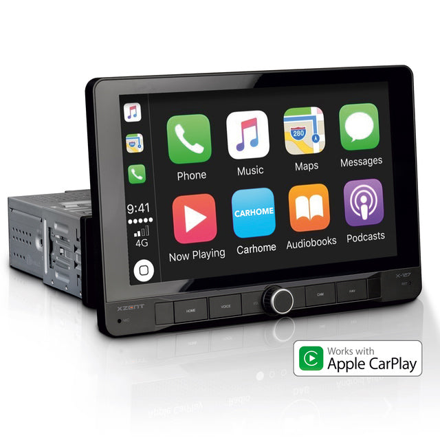 Infotainer XZENT X-127, su CarPlay ir Android Auto