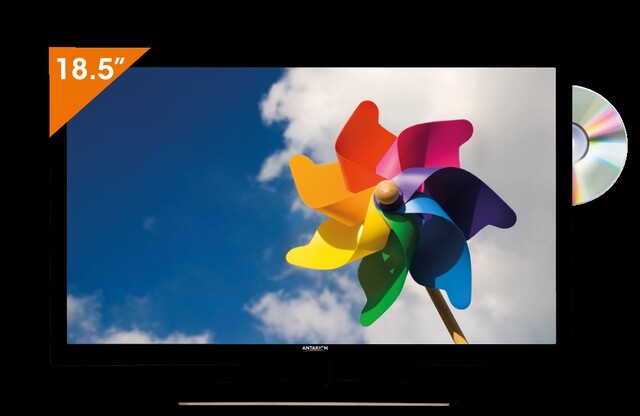 TV ANTARION TV 19 DVD DVBT2 DVBS2 kol. juodas