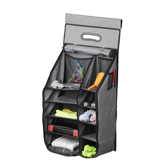 Hanging storage ProPlus 14 compartments with zip pocket and piping