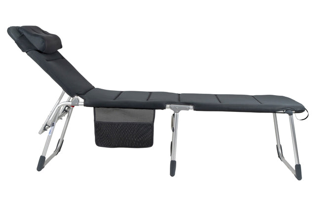 Three-legged lounger CRESPO Air Elite XL col. grey