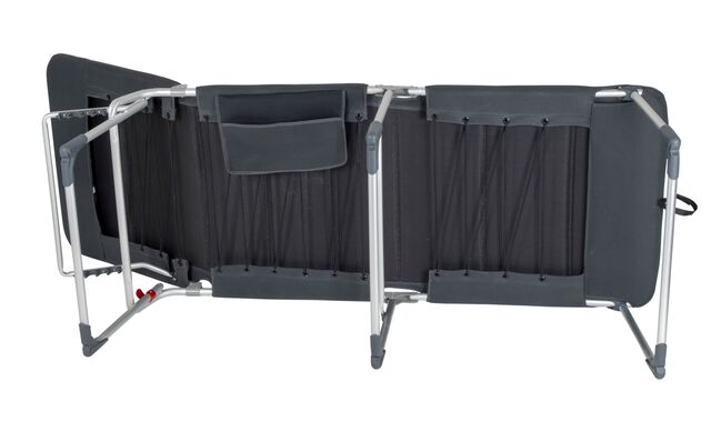 Three-legged lounger CRESPO Air Elite XL col. grey