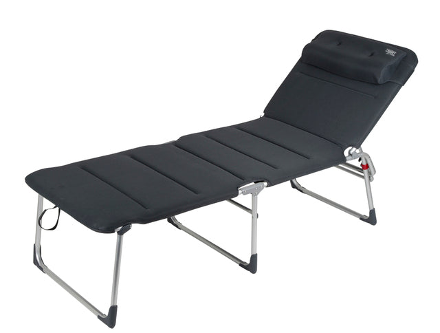 Three-legged lounger CRESPO Air Elite XL col. grey