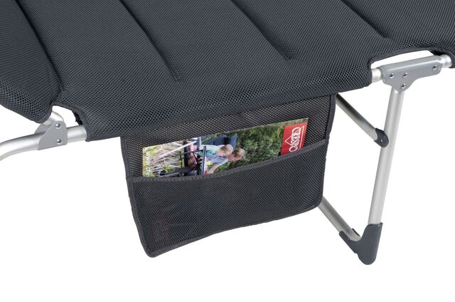 Three-legged lounger CRESPO Air Elite XL col. grey