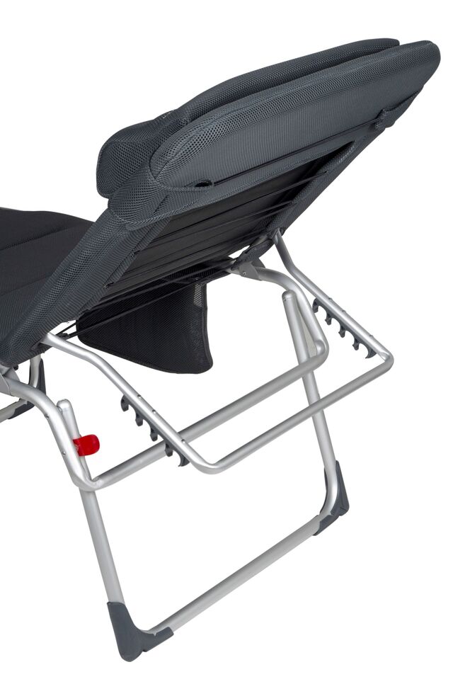 Three-legged lounger CRESPO Air Elite XL col. grey