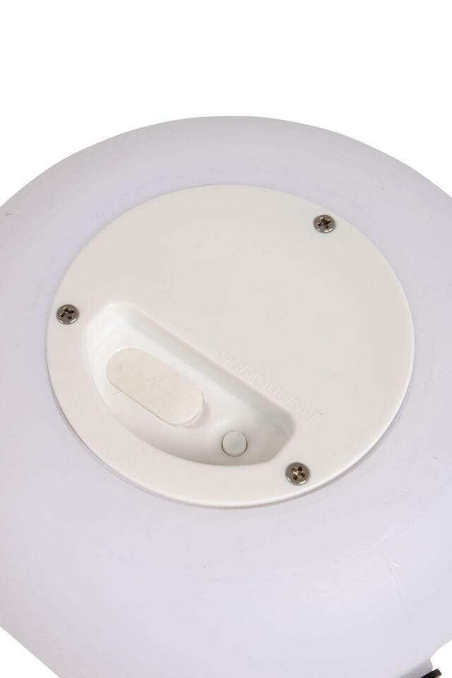 Table lamp batt. regul. CRESPO col. white