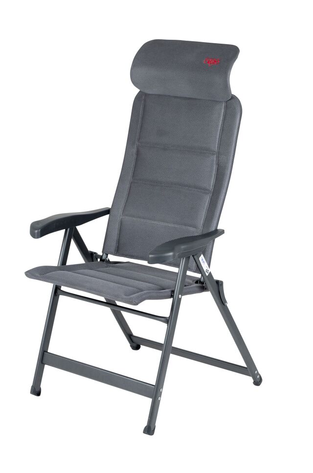 Camping chair CRESPO Air Deluxe Compact col. grey