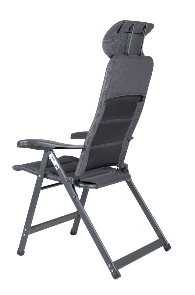 Camping chair CRESPO Air Deluxe Compact col. grey