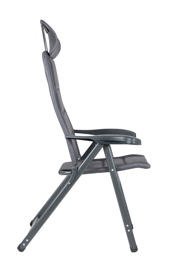 Camping chair CRESPO Air Deluxe Compact col. grey