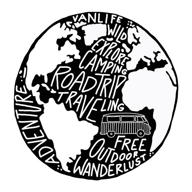 Automobilio lipdukas Adventure Shop Globe