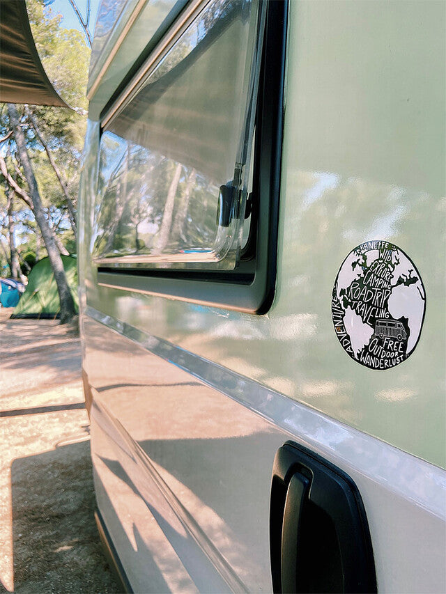 Car sticker Adventure Shop Globe