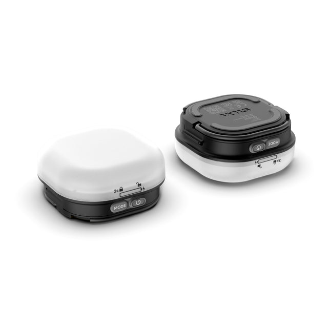 Silva stovyklavimo žibintas Glow Black