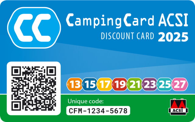 CampingCard ACSI 2025, English