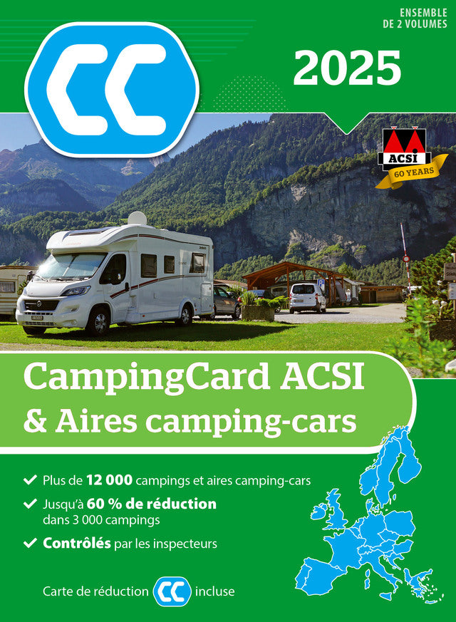 CampingCard & Aires turistiniai automobiliai 2025, prancūzų kalba