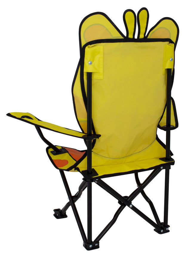 Children's chair with animal design motif giraffe