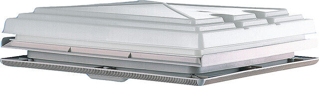 Roof hatch MPK model 42 Cutout size 40 x 40 with mosquito net and blind Frame colour beige