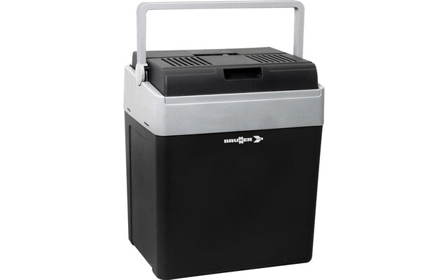 Thermo-electric cool box BRUNNER Polarys Travel 28 28 l, col. black/grey