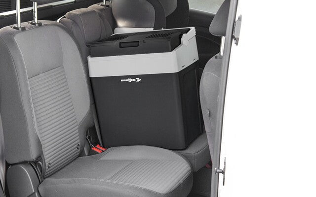 Thermo-electric cool box BRUNNER Polarys Travel 28 28 l, col. black/grey